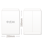 中式4K信封,全彩印刷成品