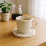 硅藻土圓形杯墊,全彩印刷成品