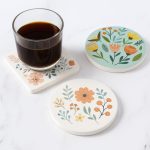 陶瓷杯墊,全彩印刷成品