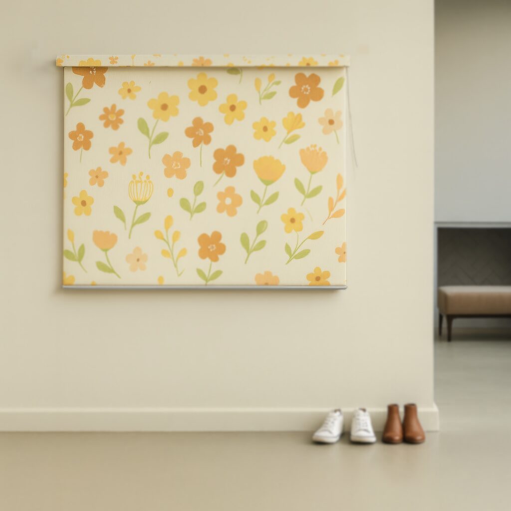 捲簾A款150×185cm,全彩印刷成品
