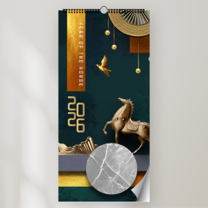 G3K線圈月曆,全彩印刷成品