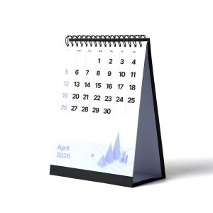 線圈桌曆G版,全彩印刷成品