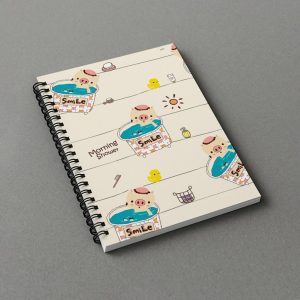 線圈筆記本A5,全彩印刷成品