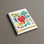 線圈筆記本O32K,全彩印刷成品