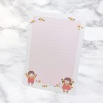 細波紙信紙,全彩印刷成品