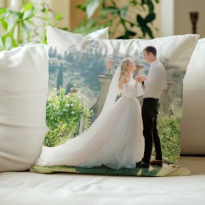滌綸布方形抱枕,全彩印刷成品