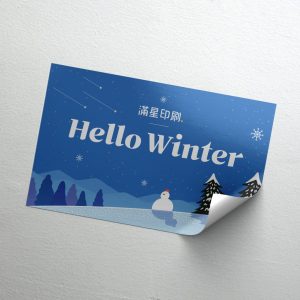 5K銀箔貼紙,全彩印刷成品